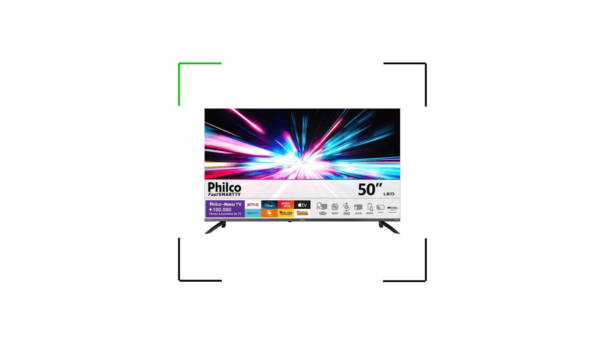 Smart TV Philco 50” com Roku e HDR: preço cai para R$1.984,55