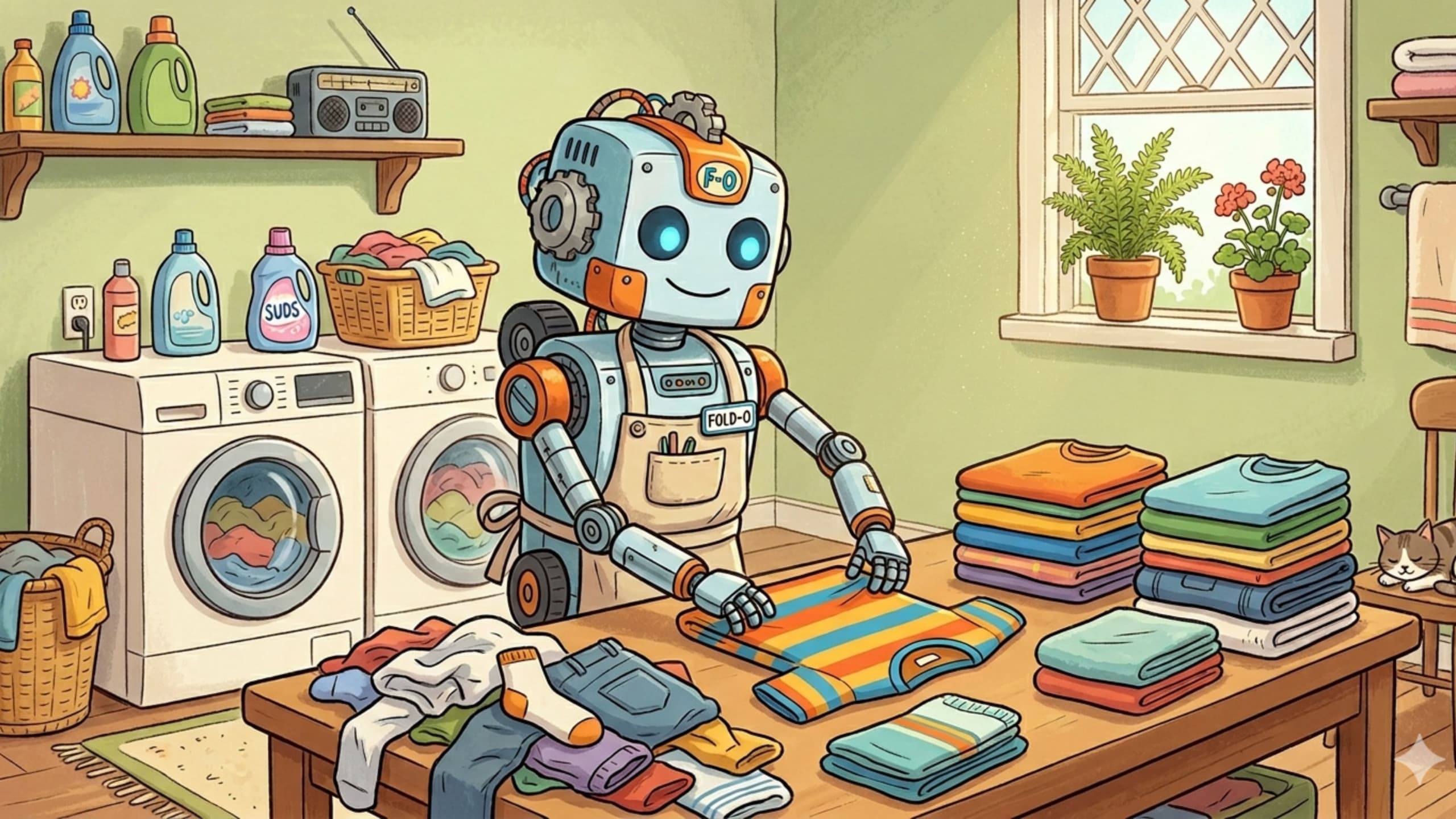 Robôs com IA Dobram Roupas Mais Rápido que Humanos
