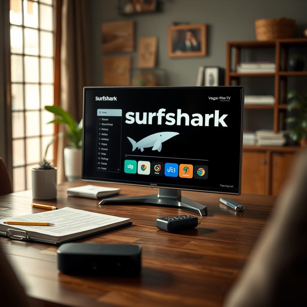 Surfshark Lança App para Vega OS no Amazon Fire TV