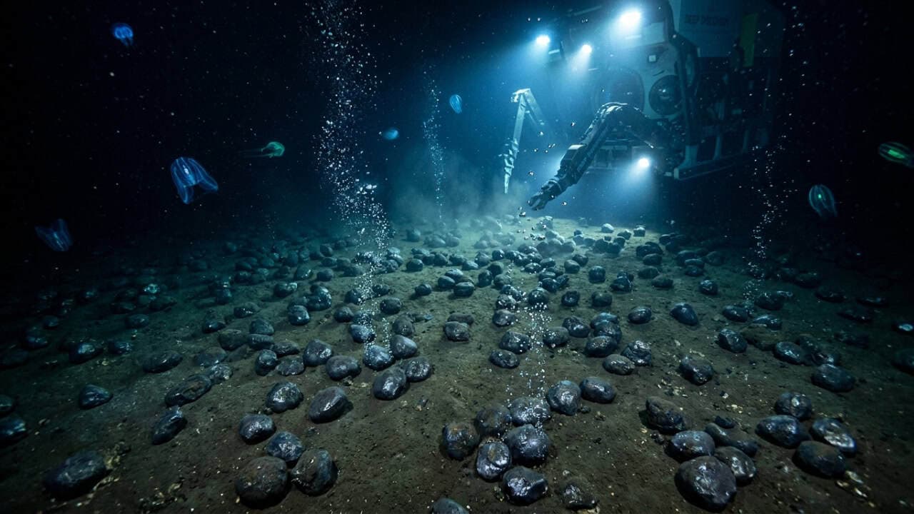 Oxigênio gerado no fundo do mar sem luz desafia ciência